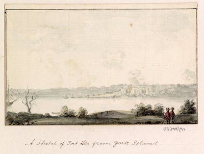 En serie skisser, vyer i Storbritannien, kontinenten och Amerika 1772-1778 (akvarell) av British School