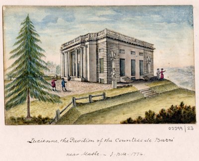 En serie skisser, vyer i Storbritannien, kontinenten och Amerika 1772-1778 (akvarell) av British School
