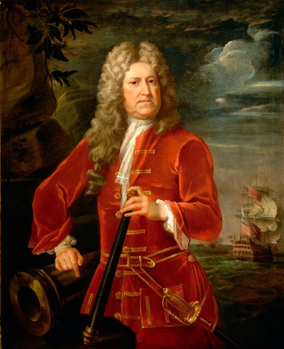 Amiral Nicholas Haddock (1686-1746), ca 1742-43 (olja på duk) av British School