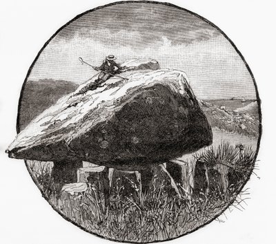 Arthurs sten, Swansea (gravyr) av British School