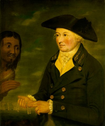 Kapten Nathaniel Portlock (1747-1817), ca 1788 (olja på duk) av British School