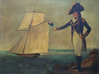 Kommendörkapten John Crispo (1773-1841) av British School