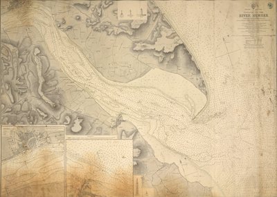 Englands östkusts inlopp till floden Humber undersökt av stabskapten J. Parsons, Royal Navy av British School