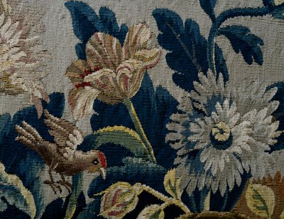 Blommönster, detalj från klädsel av soffa i George I-stil, ca 1725, Storbritannien av British School
