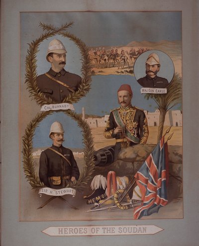 Heroes of the Soudan 1885 (chromolitho) av British School