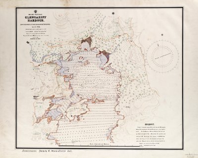 Irland - Västkusten, Glengariff Harbour. Undersökt av behörighetsgivande klass, navigationsskola september - oktober 1912. av British School