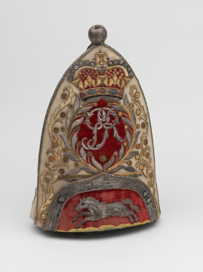 Officers grenadjärmössa, 65th Regiment of Foot, 1758 ca. av British School