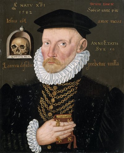 Porträtt av Gawen Goodman från Ruthin av British School