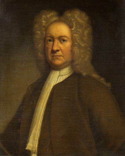 Porträtt av en man, ca 1750 (olja på duk) av British School