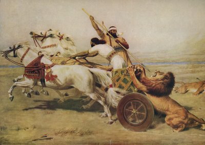 The Hunter Hunted, sent 1800-tidigt 1900-tal, 1922. av Briton Riviere