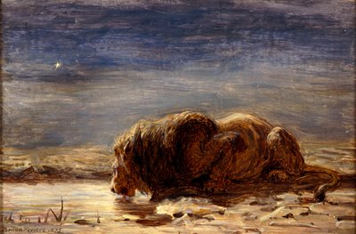 Kungen dricker, 1875 av Briton Riviere
