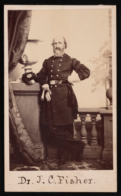 Porträtt av Dr James C. Fisher, 1863. av Broadbent and Co