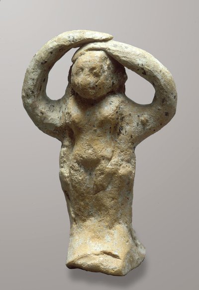 Statyett av en sörjande, från Azor, Israel (lera) av Bronze Age
