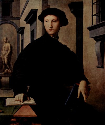 Porträtt av Ugolino Martelli (1519-1592) av Bronzino