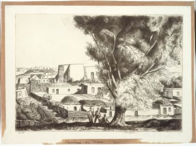 Ranchos de Taos von Bror Julius Olsson Nordfeldt