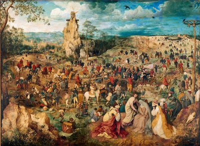 Kristus som bär korset, 1564 av Bruegel
