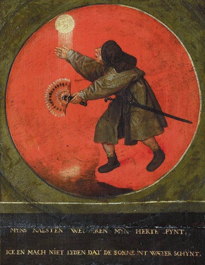 Mina grannars framgång irriterar mig. Jag vill inte att solen ska skina på vattnet., 1558. av Bruegel