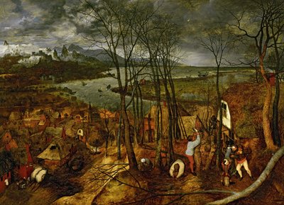 Den dystra dagen tidig vår, 1565 av Bruegel
