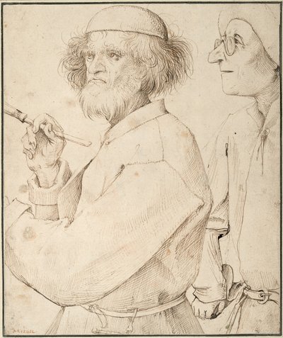 Målaren och köparen, c. 1565 av Bruegel