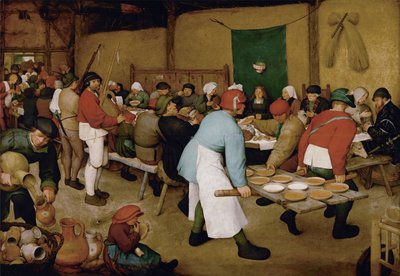 Bondbröllopet, ca 1568 av Bruegel