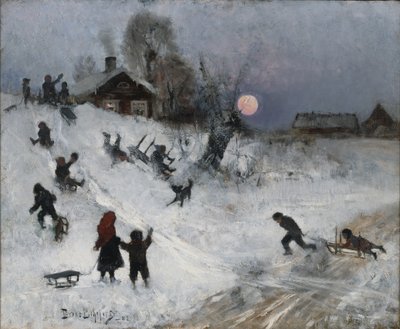 Pulka, 1882 av Bruno Andreas Liljefors