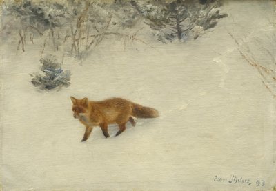 Räven, 1893 av Bruno Andreas Liljefors
