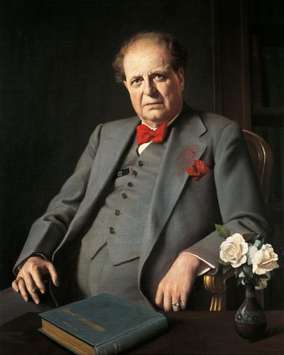Porträtt av Pietro Mascagni (Livorno av Bruno Croatto