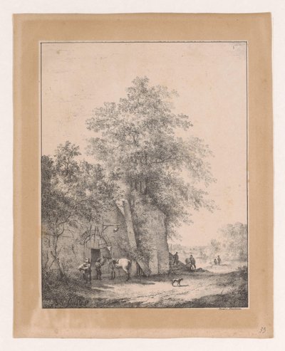 Landskap med gästgiveri Landskap (serietitel) av Bruno van Straaten (I)