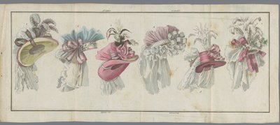 Magazine of New French and English Fashions, 20 juli 1787, 25:e anteckningsboken, 2:a året av Buisson