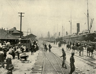 Frigivna fångar, spansk-amerikanska kriget, juni 1898, 1899. av Burr McIntosh