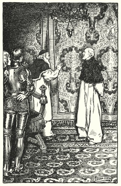 Illustration för The Cloister and The Hearth av Charles Reade (litho) av Byam (after) Shaw