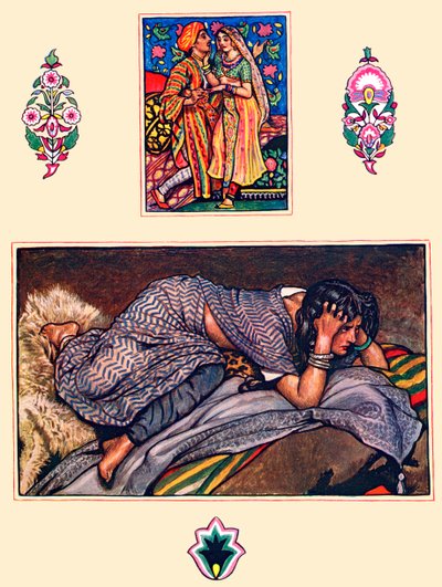 "Öde zigenarens sång", från Kamas trädgård. av Byam Shaw