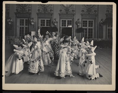 Dans på James Hazen Hyde Ball, New York, 31 januari 1905 (silvergelatin) av Byron Company
