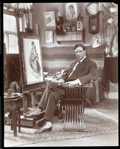 Mr. Harrison Fisher, 1905 (silvergelatintryck) av Byron Company