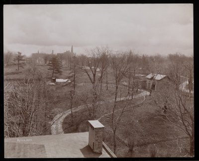 Del av Erlich-godset på Hudson, New York, 1896-98 (silvergelatintryck) av Byron Company