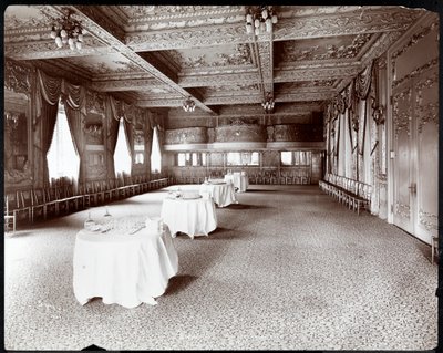 Receptionsrummet på Hotel Delmonico, 1902 (silvergelatintryck) av Byron Company