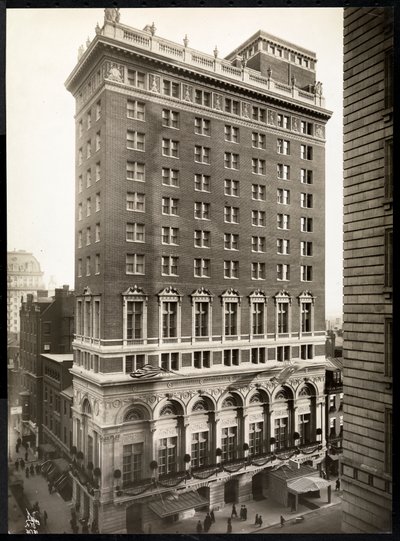 The Ritz-Carlton Hotel, Philadelphia, 1913 (silvergelatintryck) av Byron Company