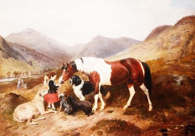 Höglandsscen av Byron Webb