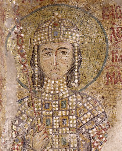 Alexios Komnenos i Hagia Sofia (mosaik) av Byzantine