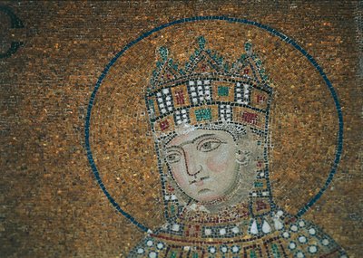Kejsarinnan Zoe i Hagia Sofia (mosaik) av Byzantine