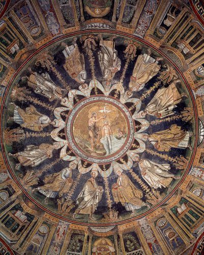 Apostlarna (takmosaik, 400-450) av Byzantine