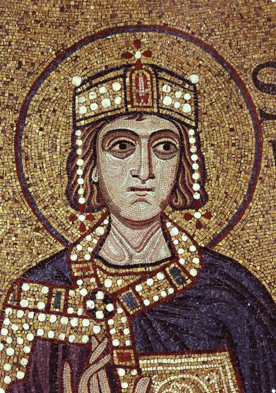 Kung Salomon Detalj av interiörmosaiker i St. Marks-basilikan, 1100-talet av Byzantine Byzantine