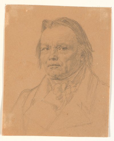 Porträtt av regementsveterinären J.C. vän av C.A. Jensen