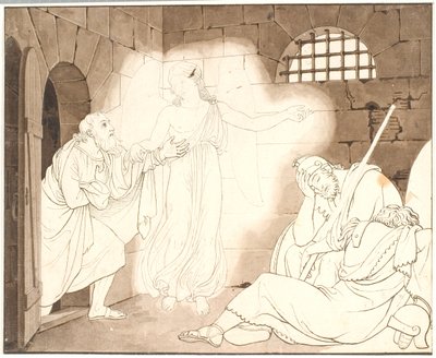Peters befrielse från fängelset av C.G. Kratzenstein Stub