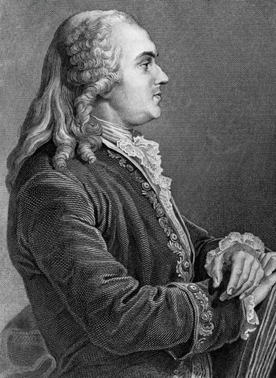 Porträtt av Anne-Robert-Jacques Turgot, Baron de l 