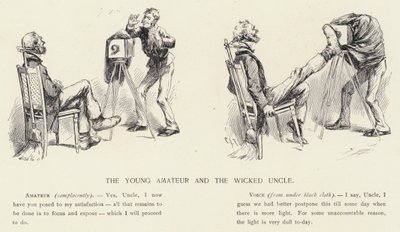 Den unge amatören och den onde farbrorn (litho) av C.J. Taylor