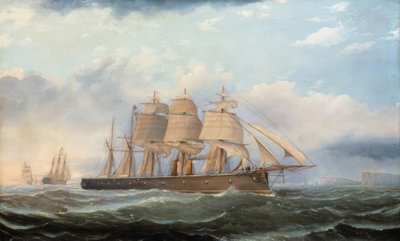 H.M.S. Minotaur / Gem. v. Miller av C.K. Miller