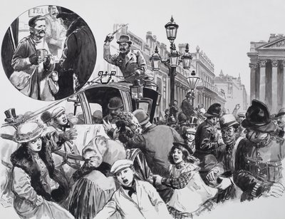 Alfred Harmsworth (gouache på papper) av C.L. Doughty