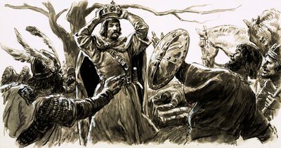 Macbeth - Inte skyldig till mord (gouache på papper) av C.L. Doughty