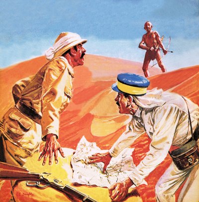 Search for a Lost City -- sökandet efter den försvunna staden Kalahari av C.L. Doughty